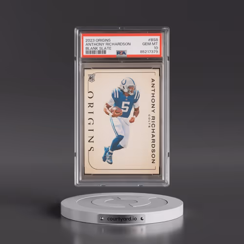 2023 Panini Origins Blank Slate #BS8 Anthony Richardson (PSA 10 GEM MINT)