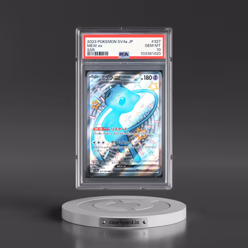 2023 Pokémon Sv4a-Shiny Treasure EX #327 Mew EX - Holo Ssr (PSA 10 GEM MINT)