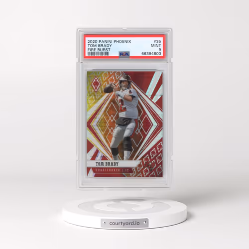 2020 Panini Phoenix #35 Tom Brady - Fire Burst (PSA 9 MINT)