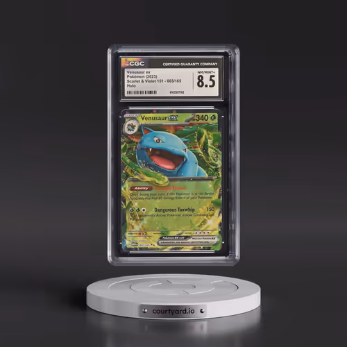 2023 Scarlet & Violet 151 - MEW EN #003/165 Venusaur ex - Holo (CGC 8.5 NM-MT+)
