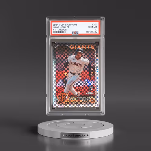2024 Topps Chrome #201 Jung Hoo Lee - X-Fractor (PSA 10 GEM MINT)