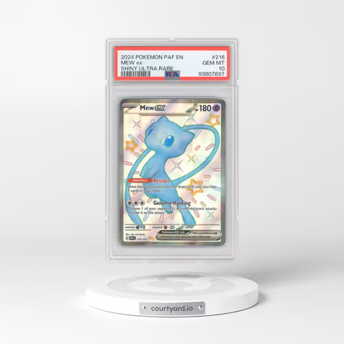 2024 Paldean Fates #216 Mew EX - Holo (PSA 10 GEM MINT)
