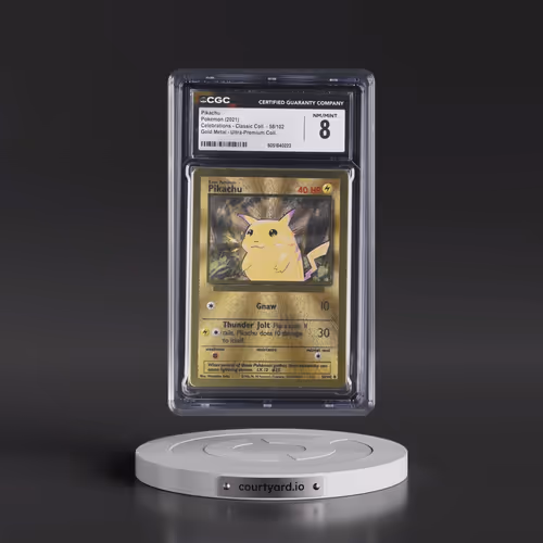 2021 Celebrations - Classic Collection #58/102 Pikachu - Gold Metal - Celebrations Ultra-Premium Col