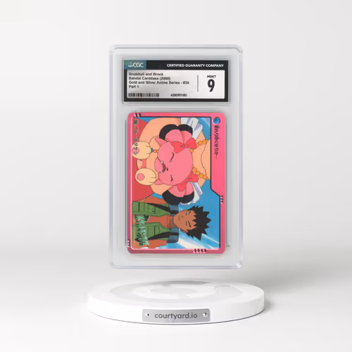 2000 Gold and Silver Anime Series #36 Snubbull and Brock - Part 1 (CGC 9 MINT)