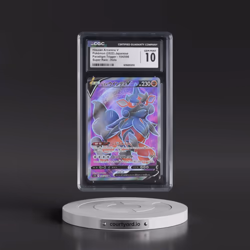 2022 Paradigm Trigger #104/098 Hisuian Arcanine V - Super Rare Holo (CGC 10 GEM MINT)