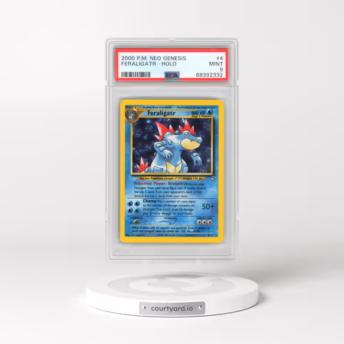 2000 Pokémon Neo Genesis #4 Feraligatr - Holo (PSA 9 MINT)