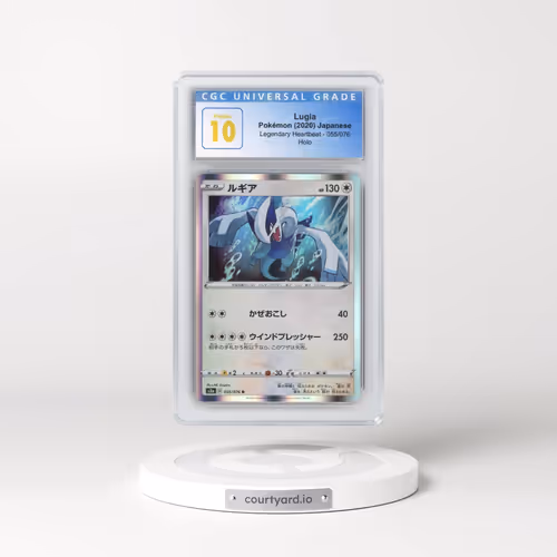 2020 Pokémon Sword & Shield Legendary Heartbeat #055 Lugia - Holo (CGC 10 PRISTINE)