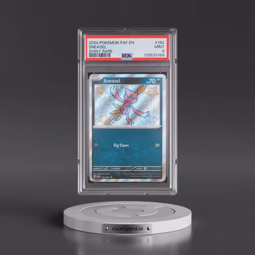 2024 Pokémon Paf EN-Paldean Fates #182 Sneasel - Shiny Rare (PSA 9 MINT)
