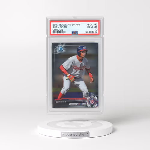 2017 Bowman Draft #BDC162 Juan Soto - Chrome (PSA 10 GEM MINT)