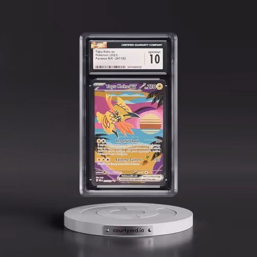 2023 Paradox Rift - PAR EN #247/182 Tapu Koko ex - Special Illustration Rare (CGC 10 GEM MINT)