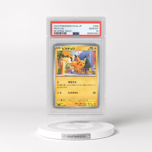 2023 Pokémon Sv4a-Shiny Treasure EX #055 Pikachu - Reverse Holo (PSA 10 GEM MINT)