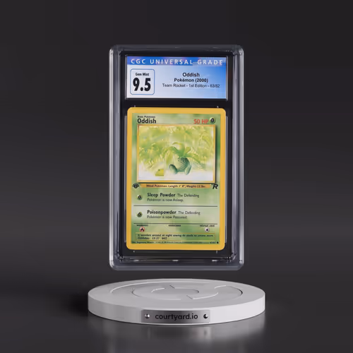 2000 Team Rocket #63/82 Oddish - 1st Edition 1st Edition (CGC 10 GEM MINT)
