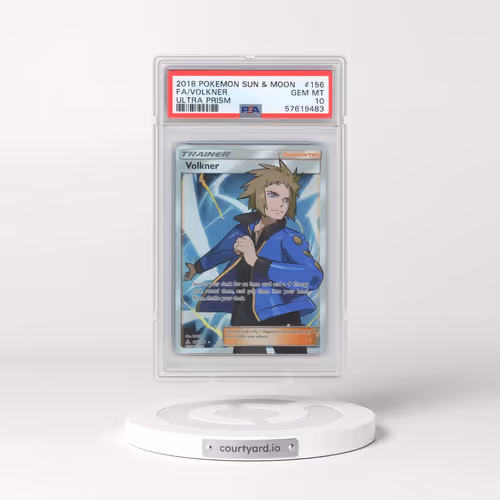 2018 Pokémon Sun & Moon Ultra Prism #156 Volkner - Full Art (PSA 10 GEM MINT)