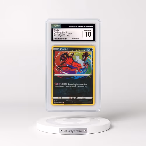 2021 Shining Fates #046/072 Yveltal - Amazing Rare (CGC 10 GEM MINT)
