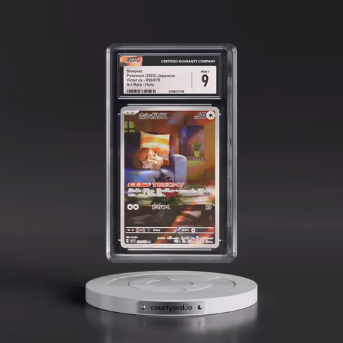 2023 Pokémon Sv1v-Violet EX #090 Skwovet - Art Rare (CGC 9 MINT)