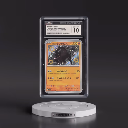 2023 Shiny Treasure ex #279/190 Paldean Tauros - Shiny Rare Holo (CGC 10 GEM MINT)