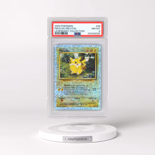 2002 Pokémon Legendary Collection #86 Pikachu - Reverse Foil (PSA 8 NM-MT)