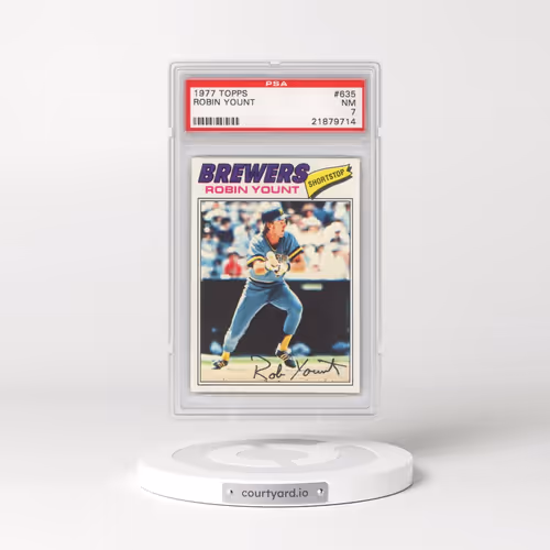 1977 Topps #635 Robin Yount (PSA 7 NM)