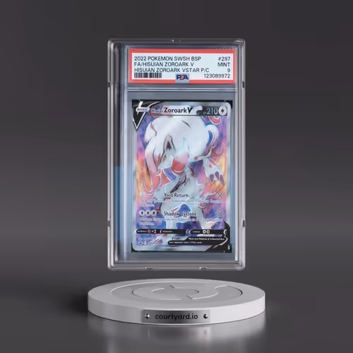 2022 Pokémon Swsh Black Star Promo #297 Hisuian Zoroark V - Holo Full Art Hisuian Zoroark Vstar Prem