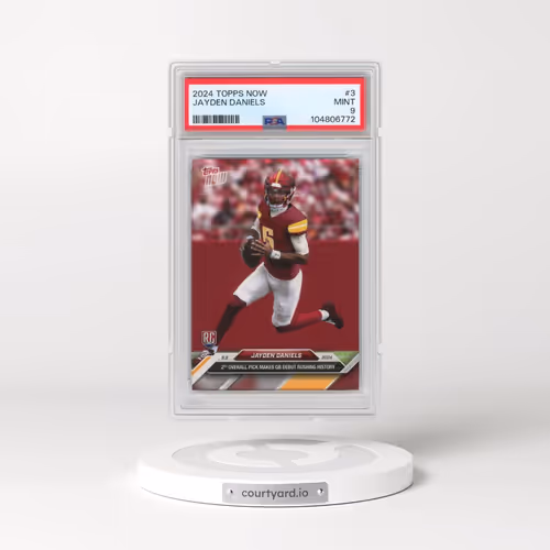 2024 Topps Now #3 Jayden Daniels (PSA 9 MINT)