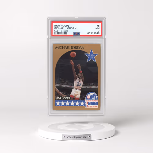 1990 Hoops #5 Michael Jordan - All-Star (PSA 7 NM)