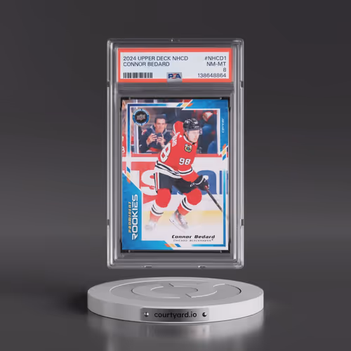 2024 Upper Deck National Hockey Card Day #NHCD1 Connor Bedard (PSA 8 NM-MT)