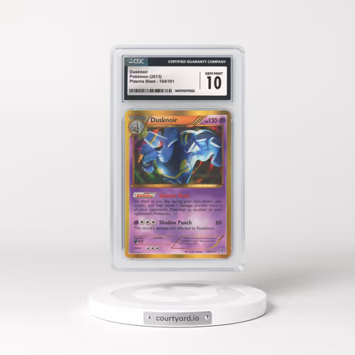 2013 Plasma Blast #104 Dusknoir - Holo (CGC 10 GEM MINT)