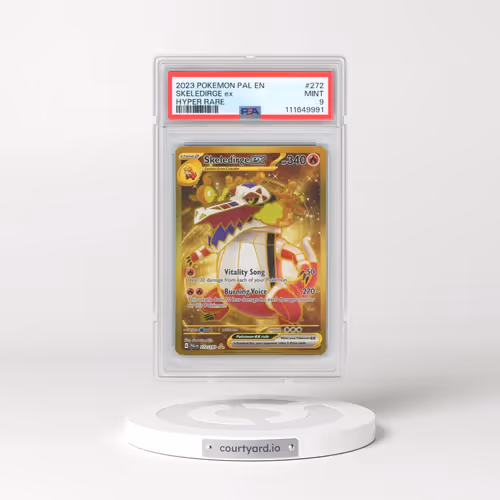 2023 Pokémon Pal EN-Paldea Evolved #272 Skeledirge EX - Holo Hyper Rare (PSA 9 MINT)