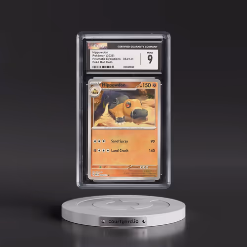 2024 Prismatic Evolutions - PRE EN #053/131 Hippowdon - Poké Ball Holo (CGC 9 MINT)