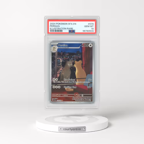 2024 Pokémon Sfa EN-Shrouded Fable #078 Persian - Illustration Rare (PSA 10 GEM MINT)