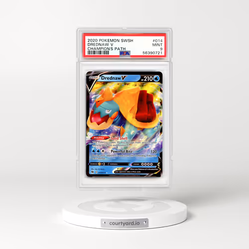 2020 Champion's Path #14 Drednaw V - Full Art Holo (PSA 9 MINT)