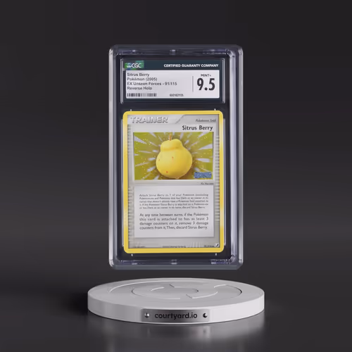 2005 EX Unseen Forces #91/115 Sitrus Berry - Reverse Holo (CGC 9.5 MINT+)