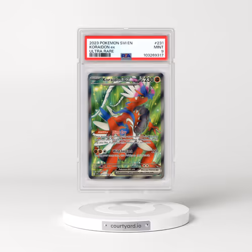 2023 Pokémon Svi EN-Scarlet & Violet #231 Koraidon EX - Holo Ultra Rare (PSA 9 MINT)