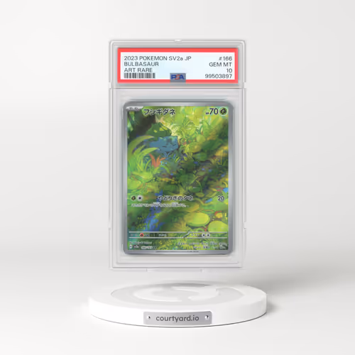 2023 Pokémon Sv2a-Pokemon 151 #166 Bulbasaur - Art Rare (PSA 10 GEM MINT)