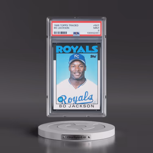 1986 Topps Traded #50T Bo Jackson (PSA 9 MINT)