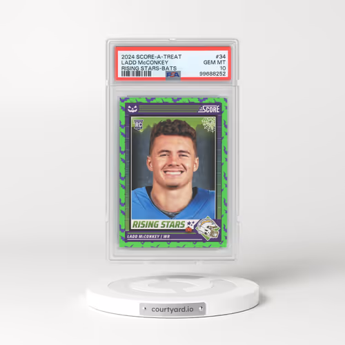 2024 Panini Score-A-Treat Rising Stars #34 Ladd McConkey - Bats (PSA 10 GEM MINT)