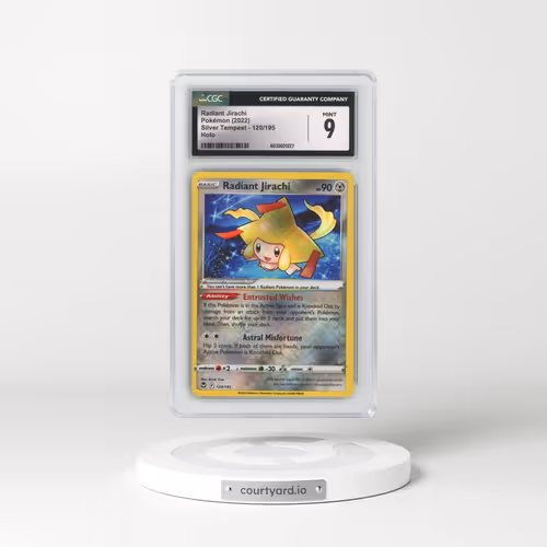 2022 Silver Tempest #120/195 Radiant Jirachi - Holo (CGC 9 MINT)