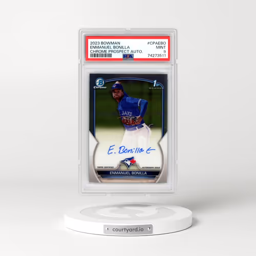 2023 Bowman Chrome Prospect Autographs #CPAEBO Enmanuel Bonilla (PSA 9 MINT)