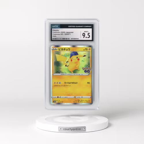 2022 Pokémon GO #028/071 Pikachu - Holo (CGC 9.5 MINT+)