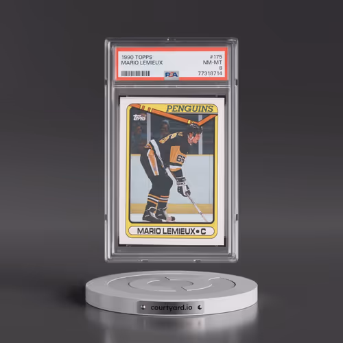 1990 Topps #175 Mario Lemieux (PSA 8 NM-MT)