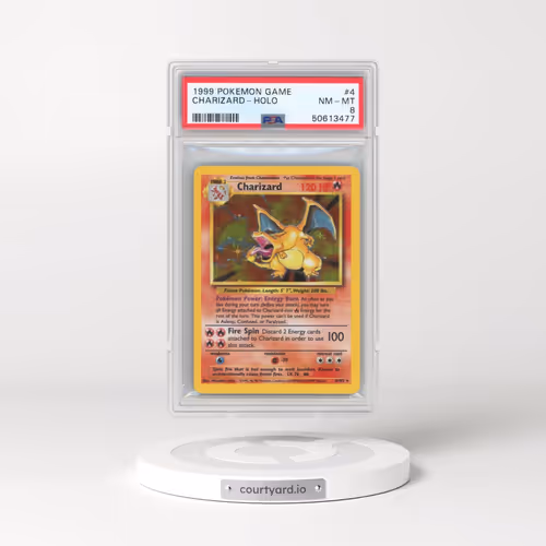 1999 Pokémon Game #4 Charizard - Holo (PSA 8 NM-MT)