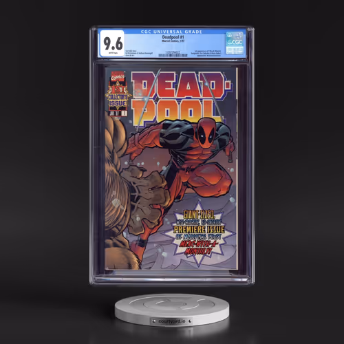 Deadpool #1 CGC 9.6 White Pages (Marvel Comics, 1/97)