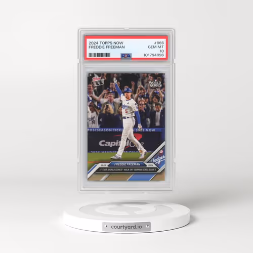 2024 Topps Now #866 Freddie Freeman (PSA 10 GEM MINT)
