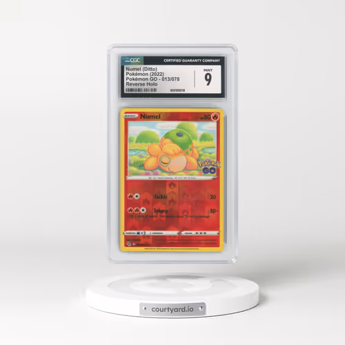 2022 Pokémon GO #013/078 Numel (Ditto) - Reverse Holo (CGC 9 MINT)