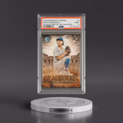 2024 Bowman Chrome Gladiators of the Diamond #3 Shota Imanaga (PSA 9 MINT)