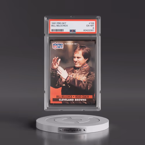 1991 Pro Set #126 Bill Belichick (PSA 6 EX-MT)