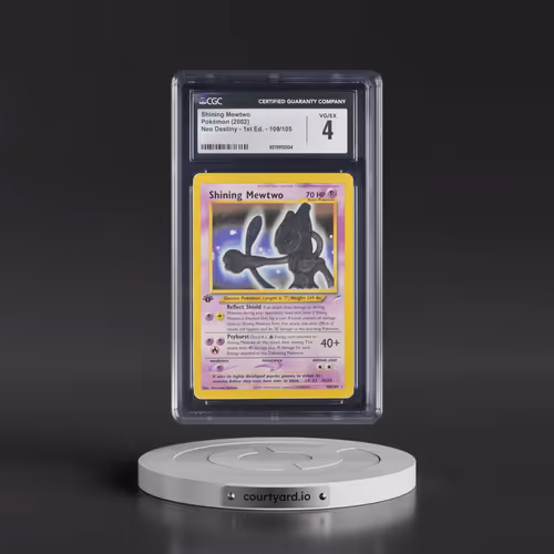2002 Neo Destiny #109/105 Shining Mewtwo - 1st Edition Holo (CGC 4 VG-EX)