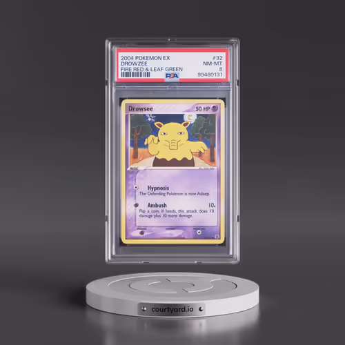 2004 Pokémon EX Fire Red & Leaf Green #32 Drowzee (PSA 8 NM-MT)