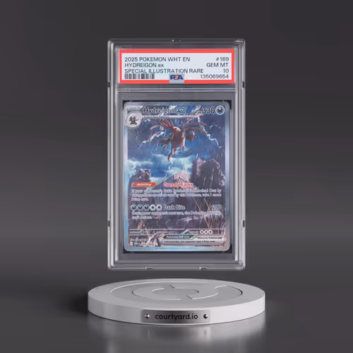 2025 Pokémon Wht EN-White Flare #169 Hydreigon EX - Holo Special Illustration Rare (PSA 10 GEM MINT)