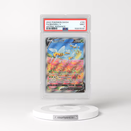 2022 Pokémon Sword & Shield Astral Radiance #161 Beedrill V - Holo Full Art (PSA 9 MINT)